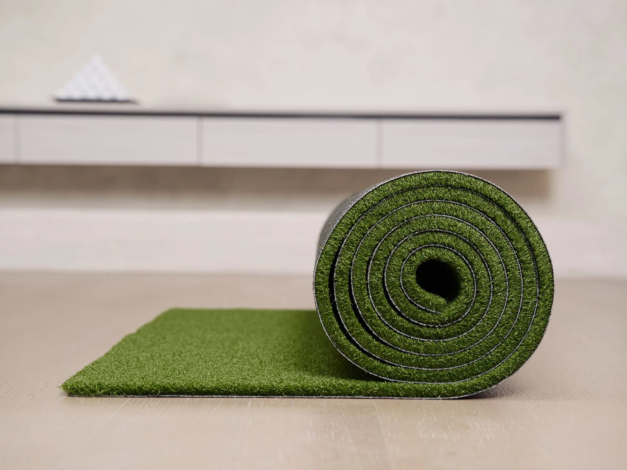 Roll of artificial grass