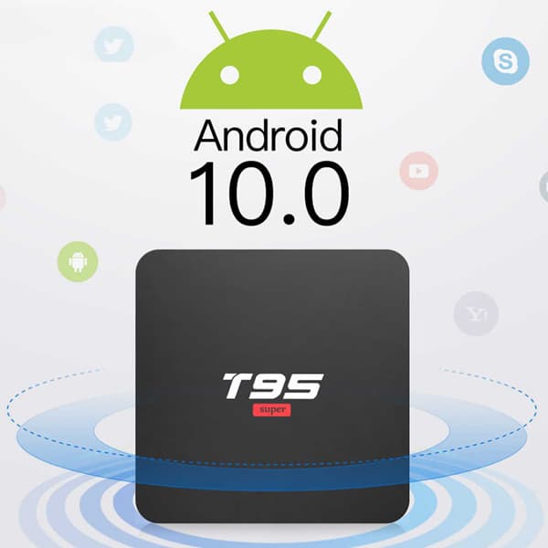 T95 Super Android 10.0 Smart TV BOX 2GB (DDR3) RAM 16GB ROM Quad Core 1.5GHz
