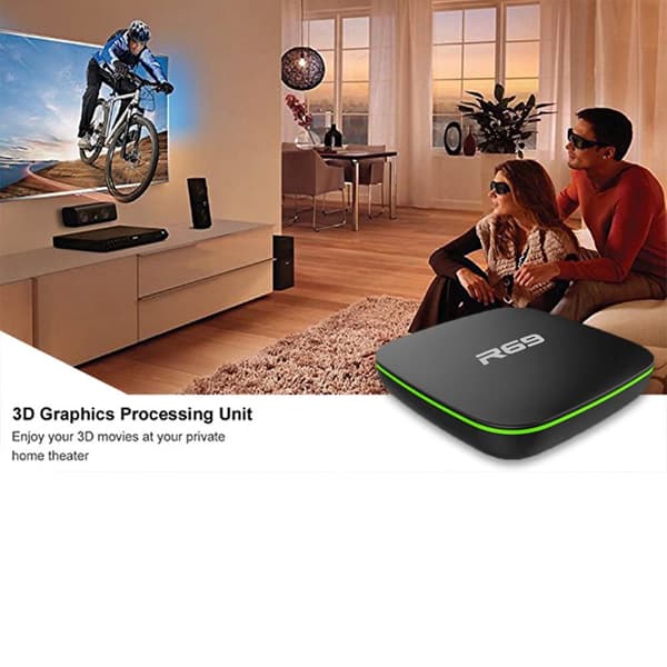 R69 Android 7.1 Smart TV BOX 2GB RAM 16GB ROM Quad Core 1.5GHz