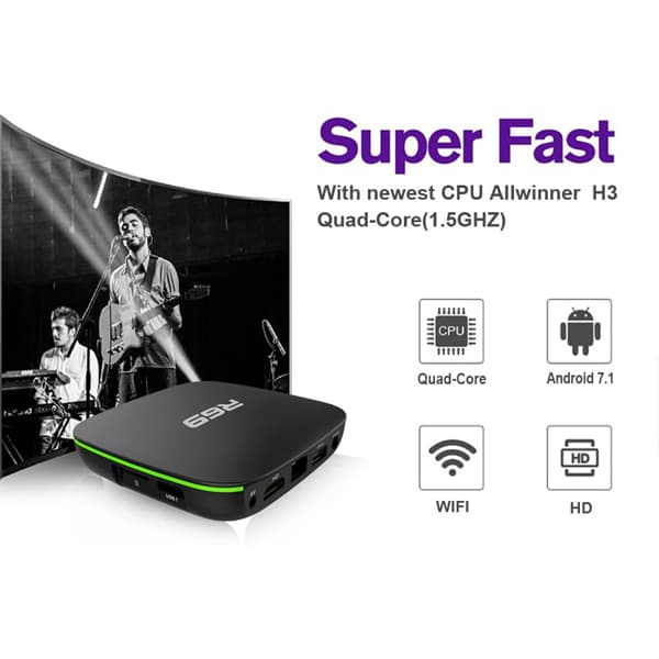 R69 Android 7.1 Smart TV BOX 2GB RAM 16GB ROM Quad Core 1.5GHz