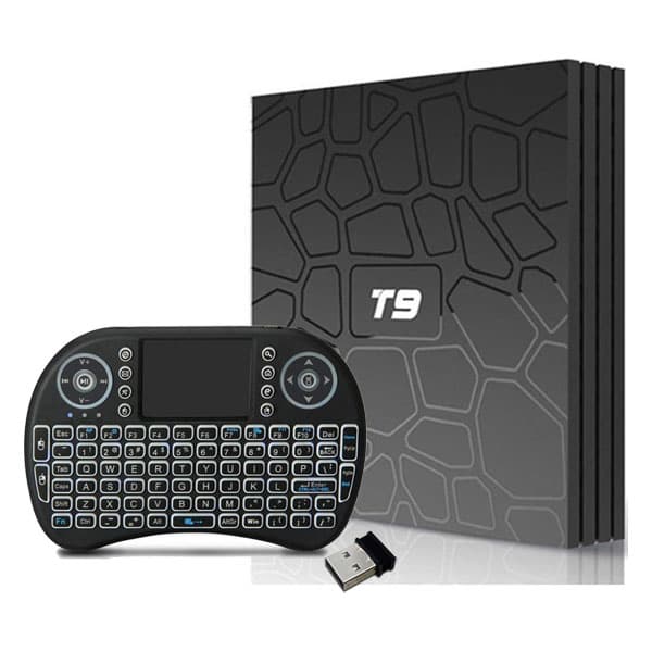 T9 Smart TV BOX and Mini Wireless Keyboard in Pakistan
