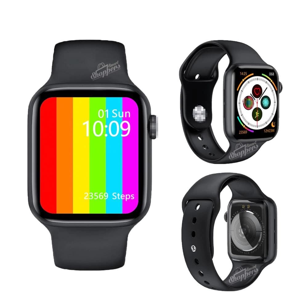 W26 Smart Watch - Watch 6 - Full Screen Infinity Retina Display (BLACK)