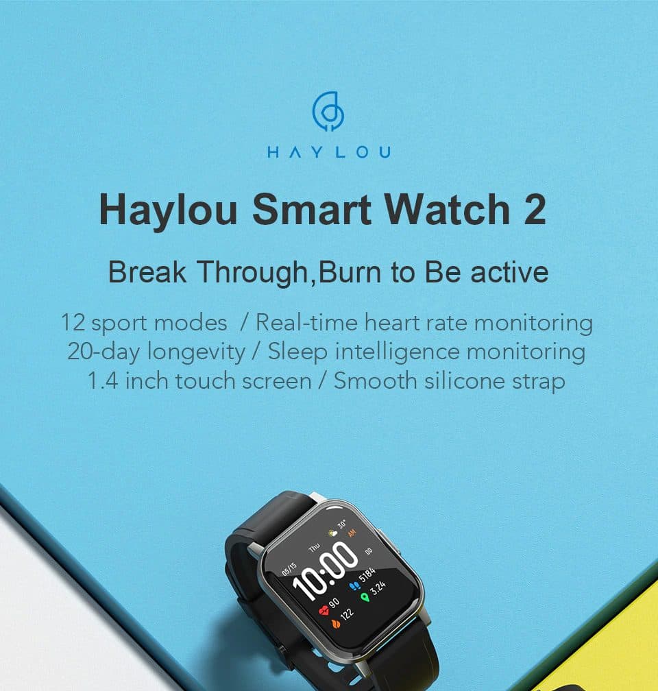 Haylou LS02 Smart Watch 2-Black