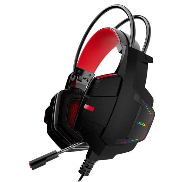 Lenovo Hu85 Gaming Headset Usb2.0 Volume Adjustment With Hose Long Mic