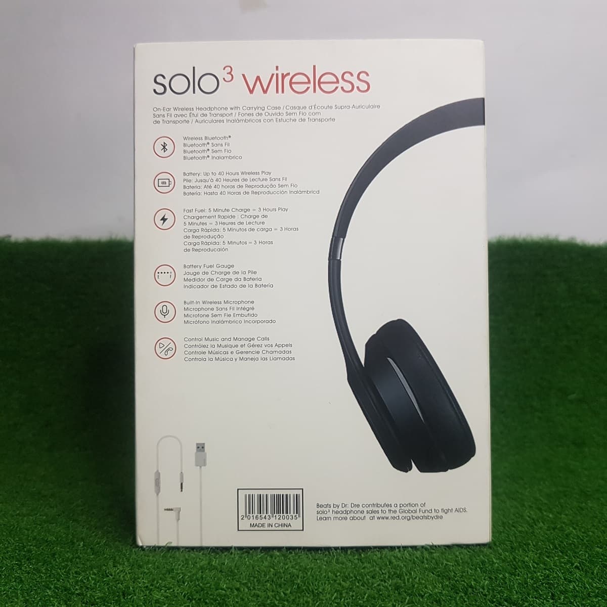 B Solo3 Bluetooth Wireless Headphone With Pop Up
