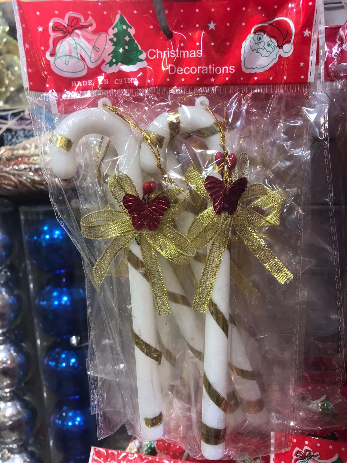Pack of 2 Candy Cane for Christmas Tree Decoration (Large)