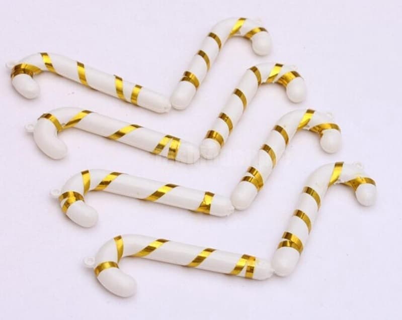 Pack of 6 Candy Cane for Christmas Tree Decoration (Small)