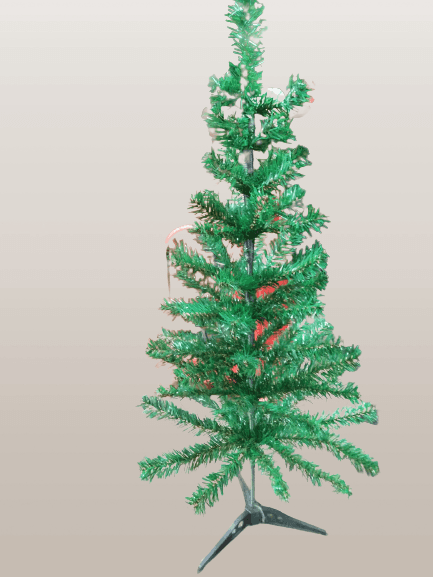 3 ft green artificial Christmas tree