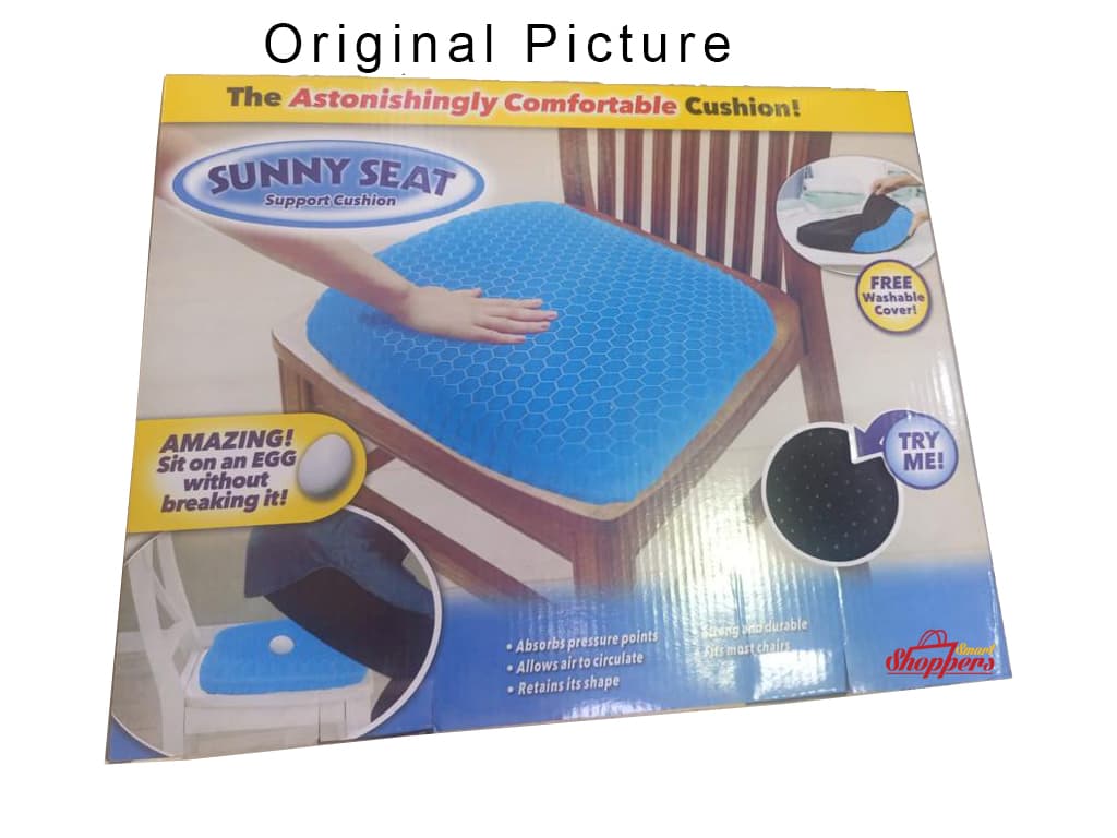 Egg Sitter Gel Cushion Absorb Pressure Support Back Pain Relief Silicon Gel Sitter