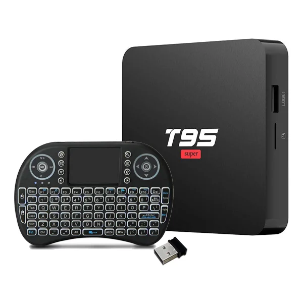 T95 Super TV BOX and Mini Wireless Keyboard in Pakistan