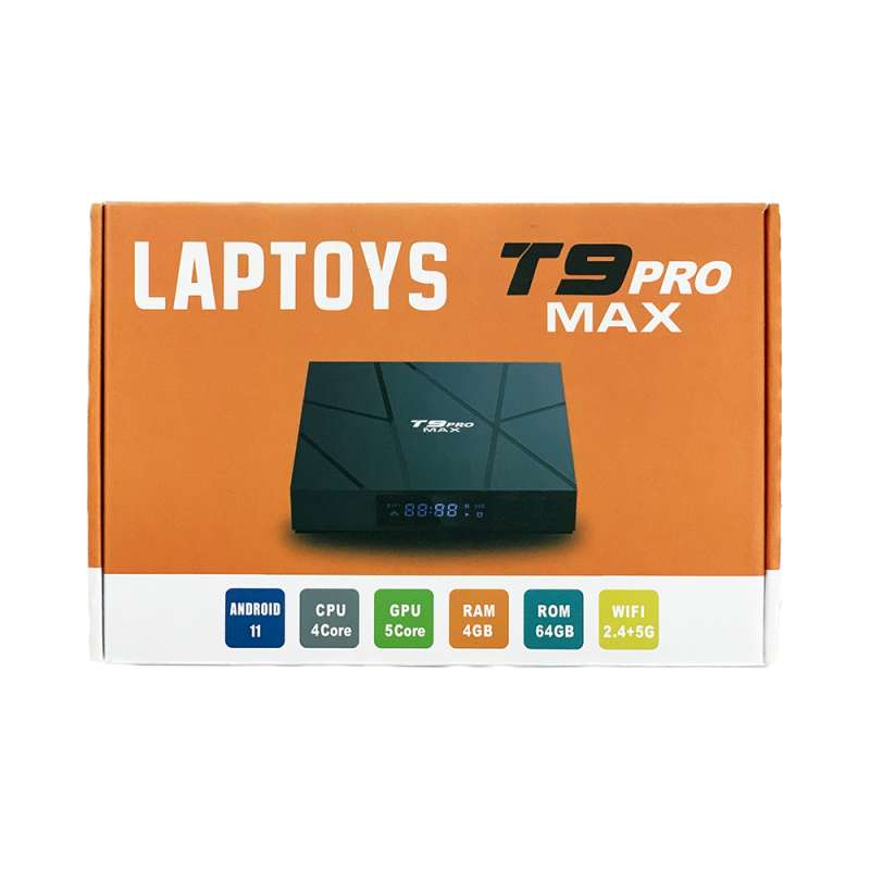 Laptoys T9 Pro Max Smart Tv Box 6GB 64GB